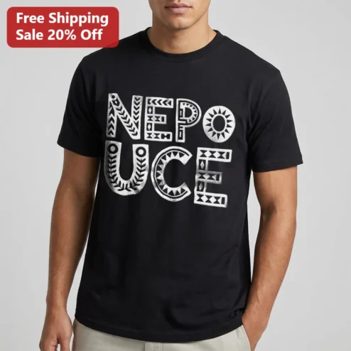 Nepo Uce Tee Samoan Tribal Pattern Shirt Polynesian Heritage Graphic Gift for Grayson Waller Fans