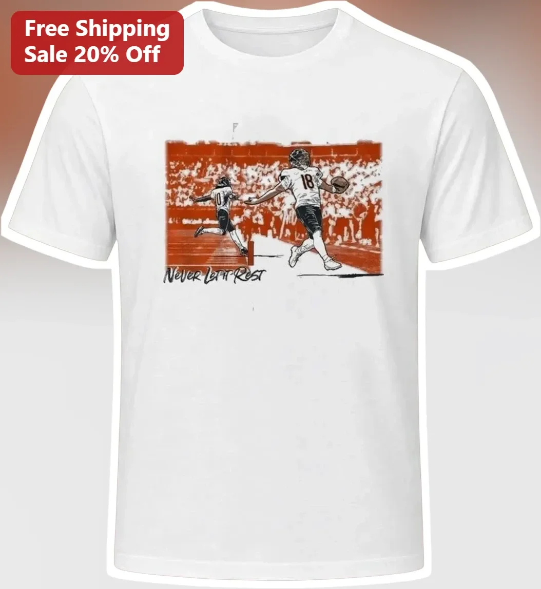 Never Let Up Rest Patrick Mahomes Vintage Football Graphic Tee