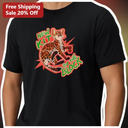 New Kit On The Block Bengal Cat Tee Funny Kitten Gift for Cat Lovers