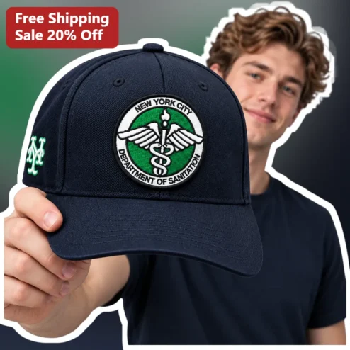 New York City Department Of Sanitation Hat NYC DSNY Worker Cap Gift