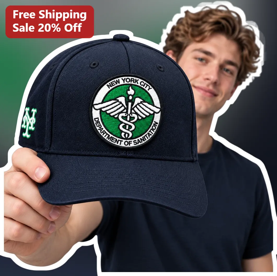 New York City Department Of Sanitation Hat NYC DSNY Worker Cap Gift