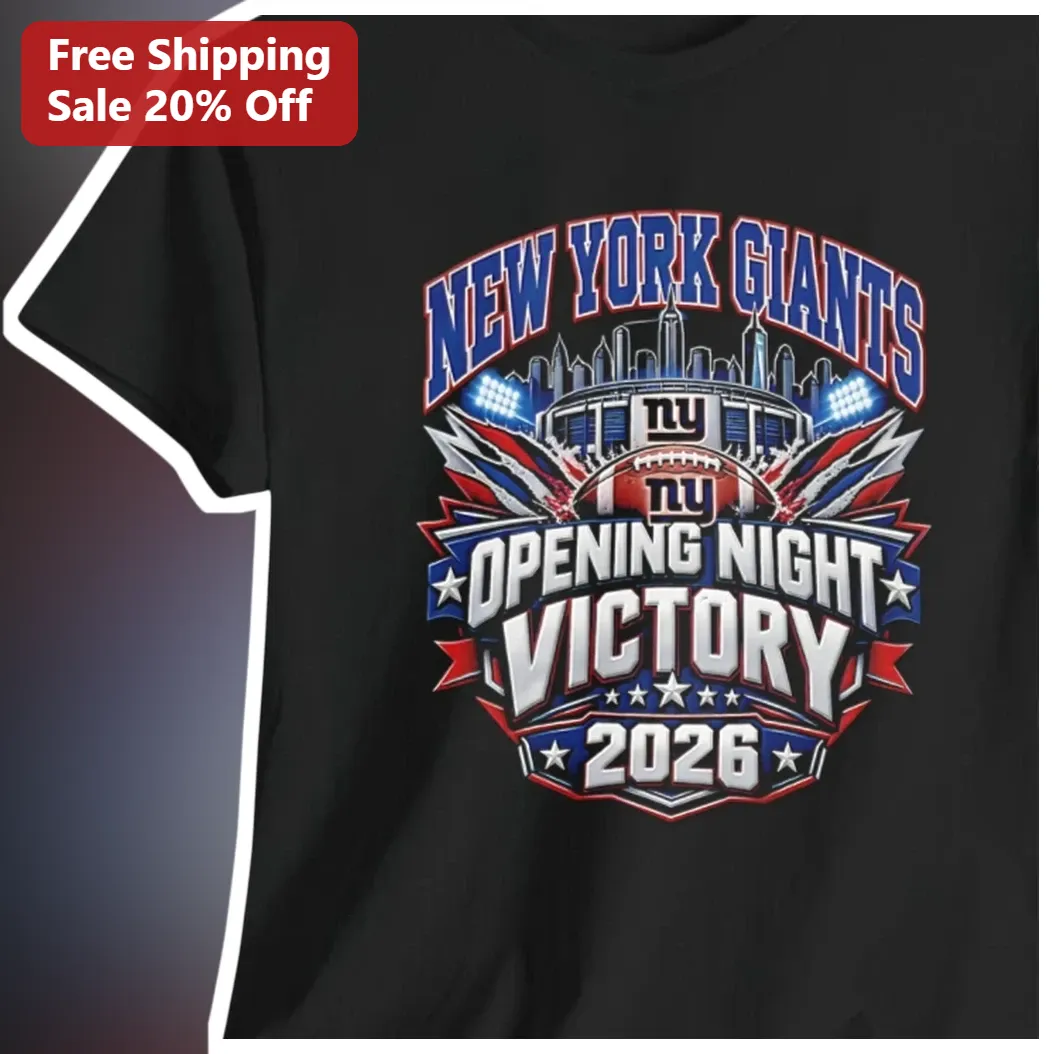 New York Giants Opening Night Victory Tee NFL Fan Apparel Gift