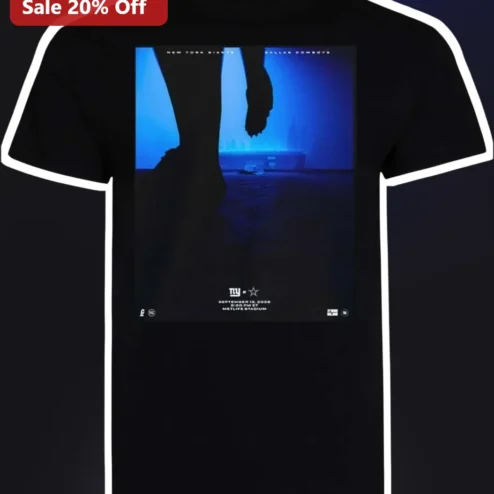 New York Giants vs Dallas Cowboys September 13 2026 MetLife Stadium Week 1 NFC East Rivalry Graphic Tee