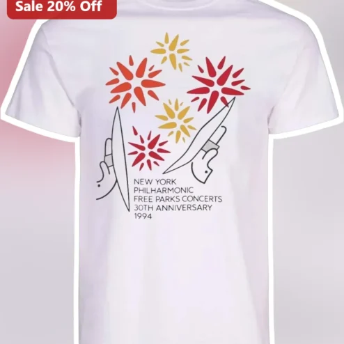 New York Philharmonic Free Parks Concerts 30th Anniversary 1994 Tee