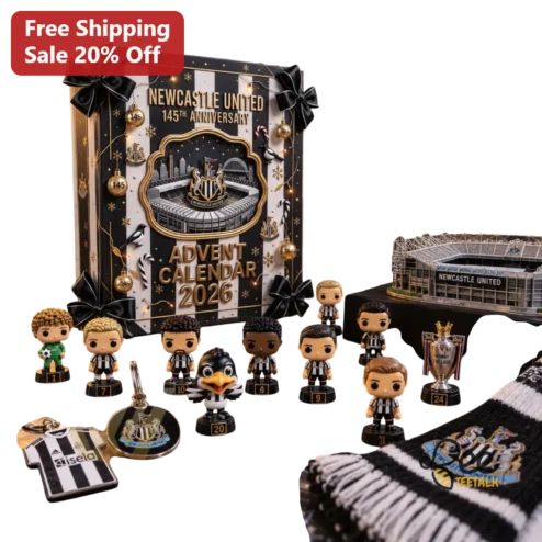 Newcastle United 145th Anniversary Advent Calendar 2026 NUFC Magpies Fan Gift