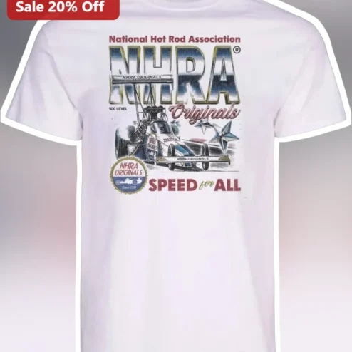 NHRA Originals Speed For All Vintage Drag Racing Tee