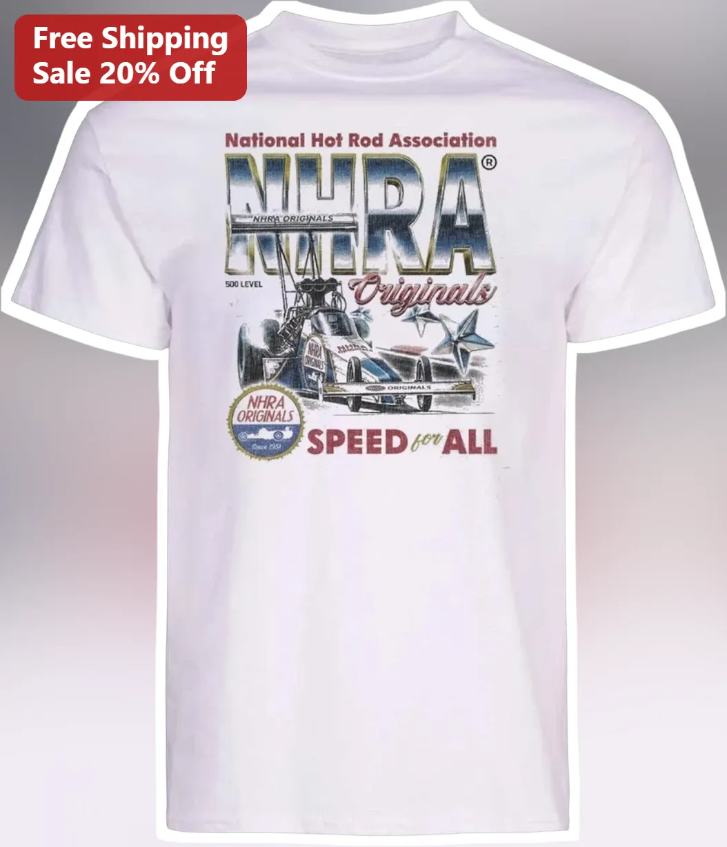 NHRA Originals Speed For All Vintage Drag Racing Tee