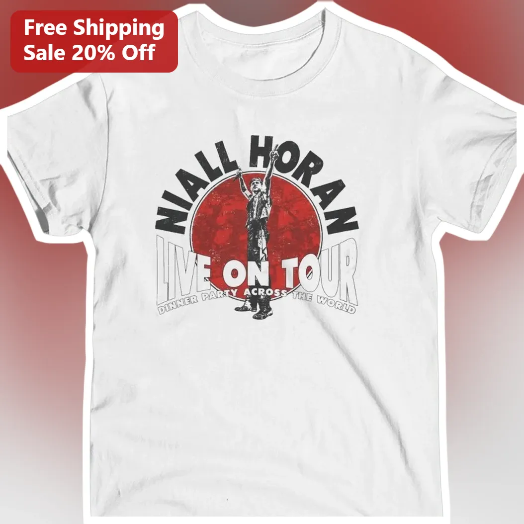 Niall Horan Dinner Party Live On Tour Tee Vintage Concert Merch Graphic Shirt