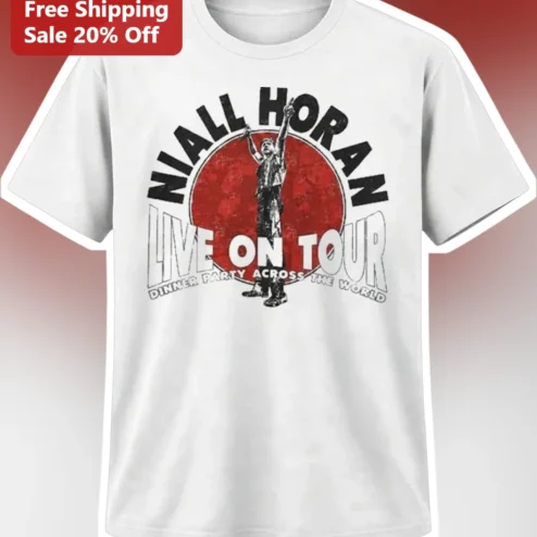 Niall Horan Dinner Party Live On Tour Vintage Graphic Tee