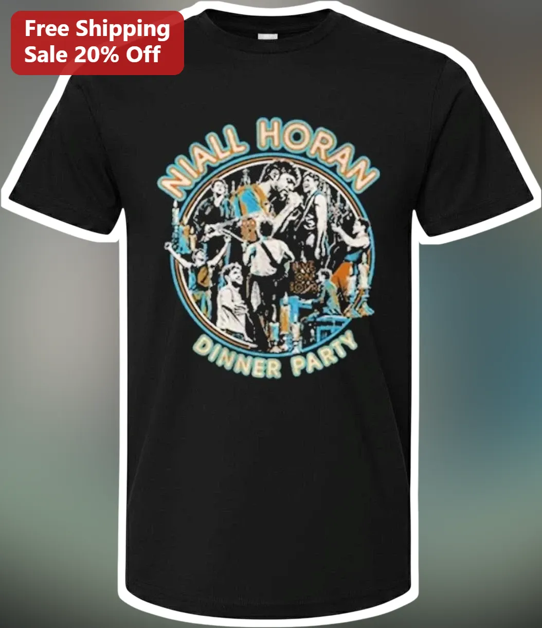 Niall Horan Dinner Party Vintage Graphic Tee for Fans
