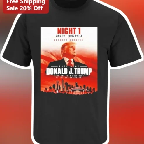 Night 1 President Donald J. Trump Graphic Tee