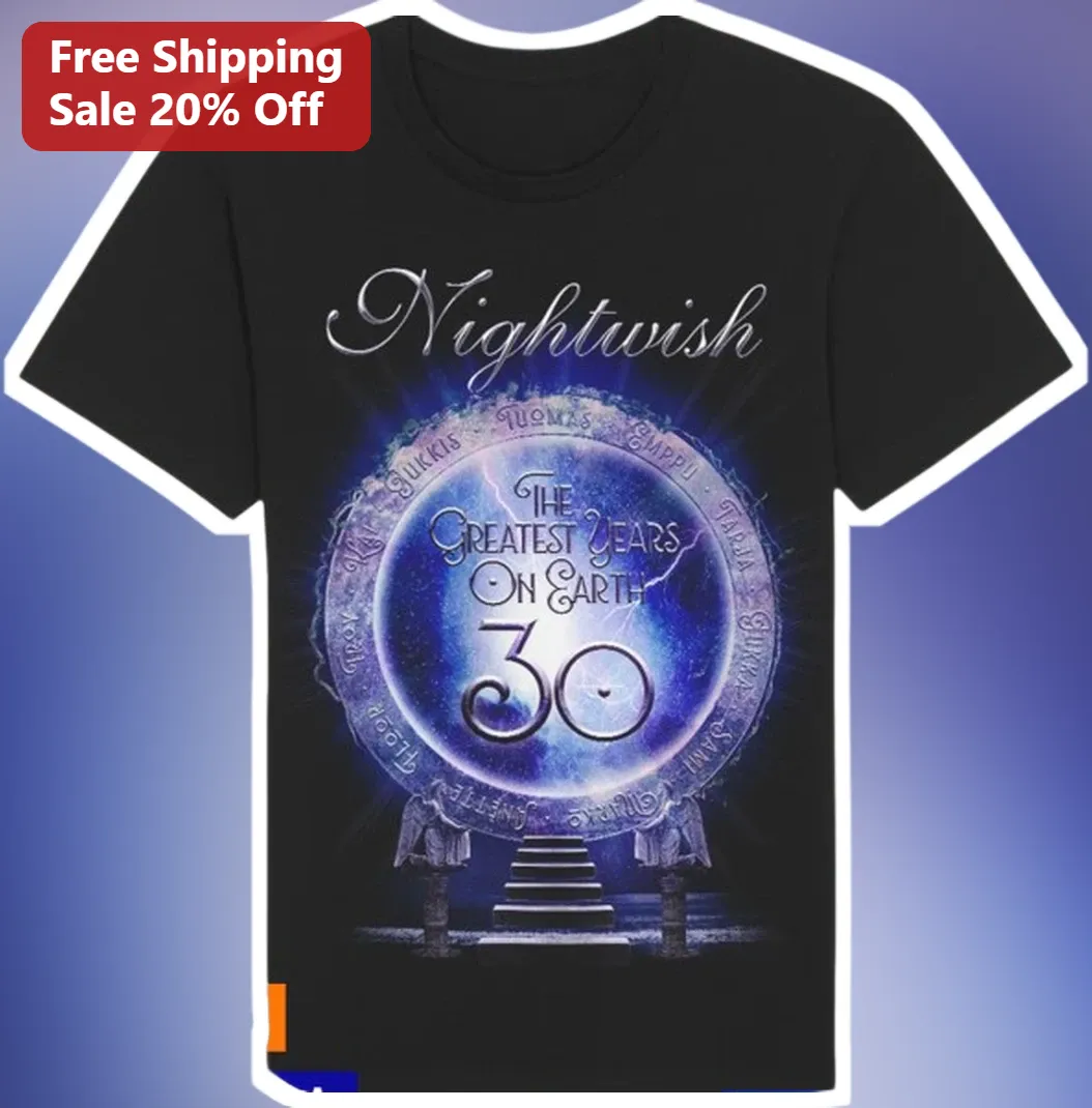 Nightwish The Greatest Years On Earth 30 Tee