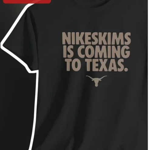 NikeSKIMS Is Coming To Texas Graphic Tee Kim Kardashian UT Longhorns Fan Shirt