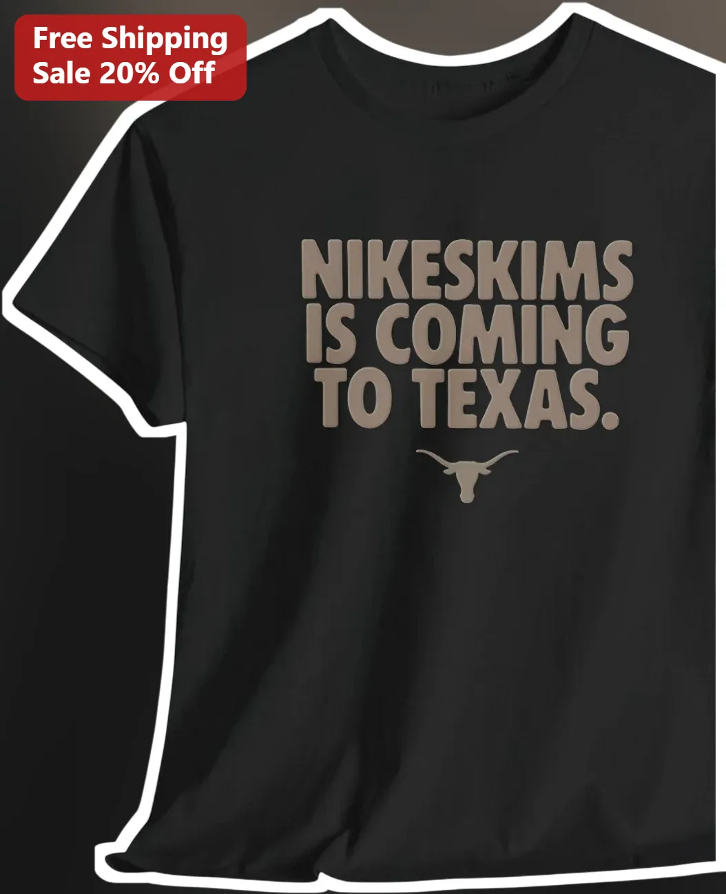 NikeSKIMS Is Coming To Texas Graphic Tee Kim Kardashian UT Longhorns Fan Shirt