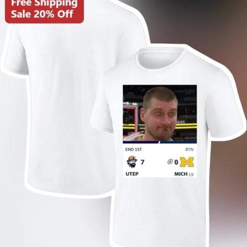Nikola Jokic Funny Face Meme Tee Denver Nuggets Basketball Fan Gift