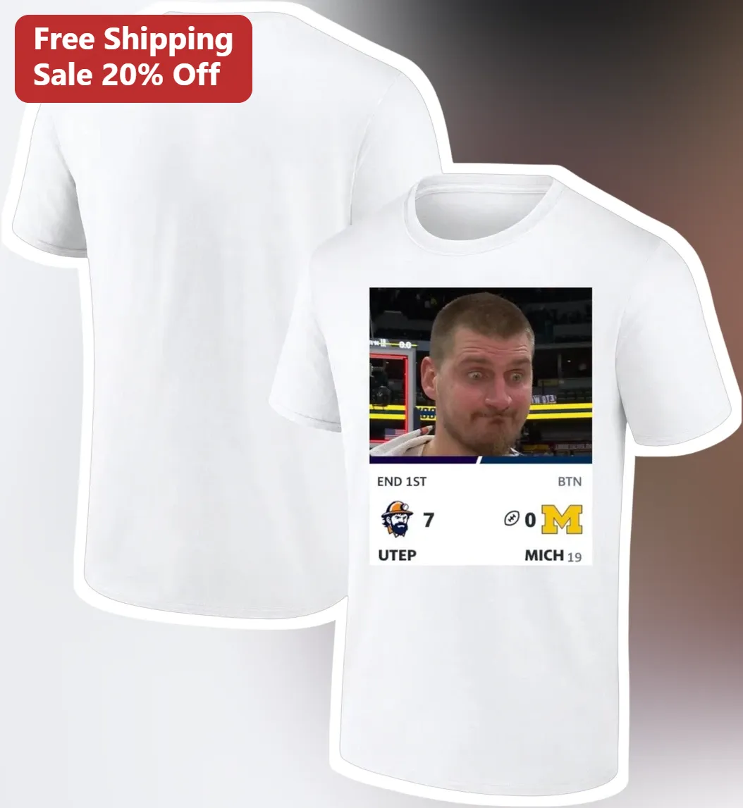 Nikola Jokic Funny Face Meme Tee Denver Nuggets Basketball Fan Gift