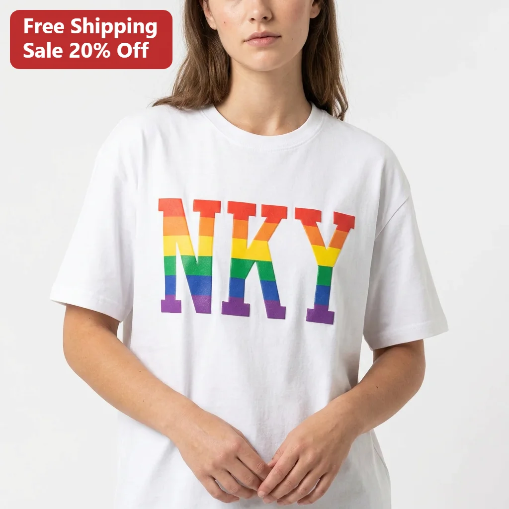 NKY Pride Rainbow Lettering Tee, Northern Kentucky Gift