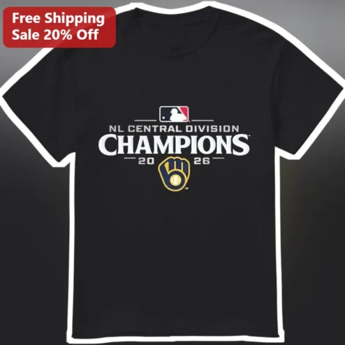 NL Central Division Champions 2026 Milwaukee Brewers Tee