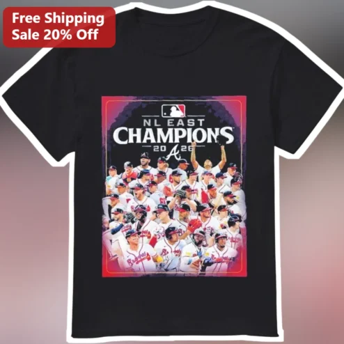 NL East Champions 2026 Atlanta Braves Tee