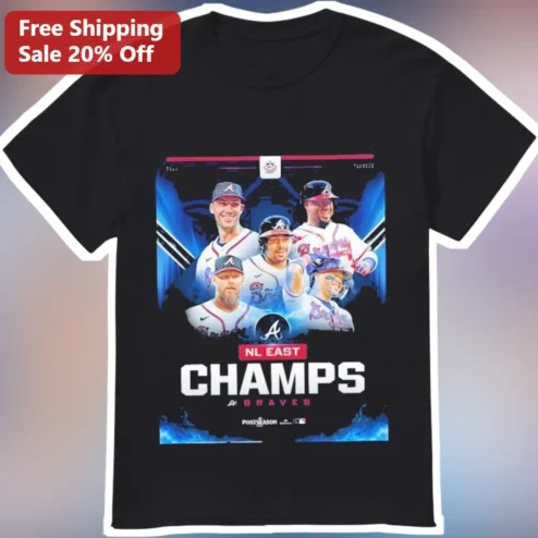NL East Champs ATL Braves Tee Atlanta Baseball Fan Gift