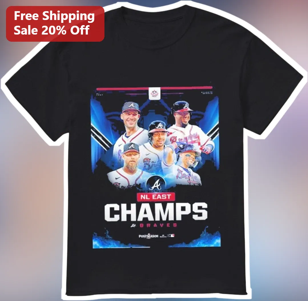 NL East Champs ATL Braves Tee Atlanta Baseball Fan Gift