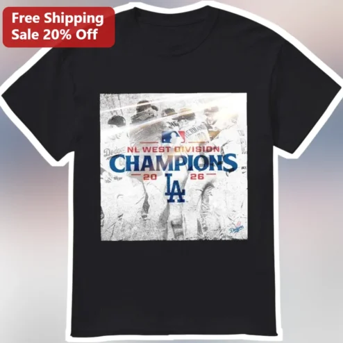 NL West Division Champions Tee Los Angeles Dodgers Baseball Fan Gift