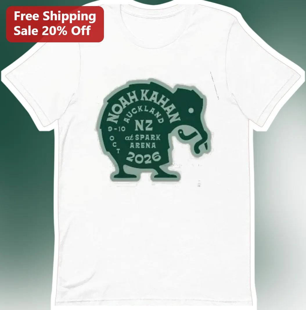 Noah Kahan Auckland NZ at Spark Arena Tee The Great Divide Tour Concert Merch Gift