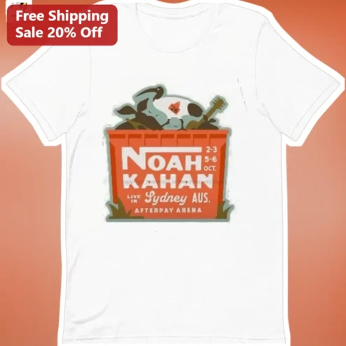 Noah Kahan Live in Sydney Afterpay Arena Tour Merch Tee