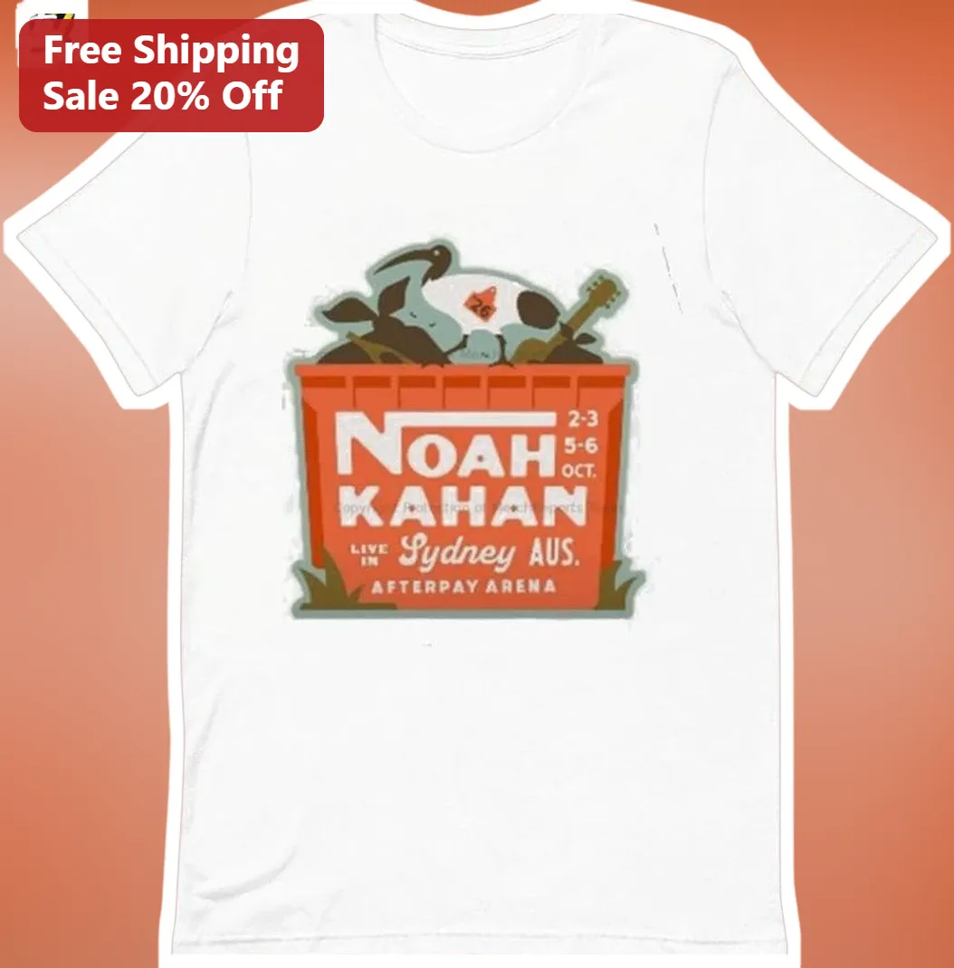 Noah Kahan Live in Sydney Afterpay Arena Tour Merch Tee