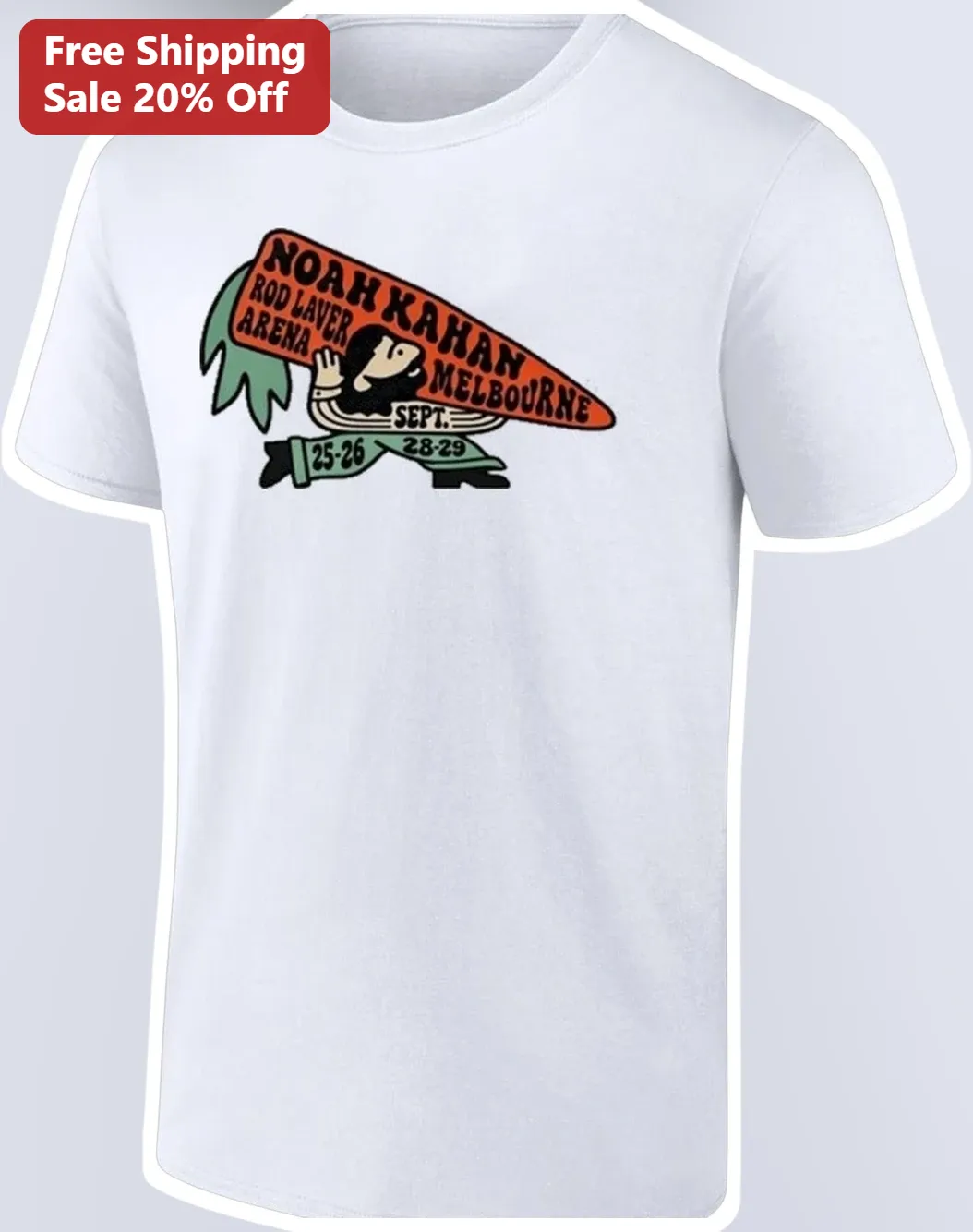 Noah Kahan Stick Season Vintage Cartoon Carrot Graphic Tee Folk Rock Concert Merch Gift