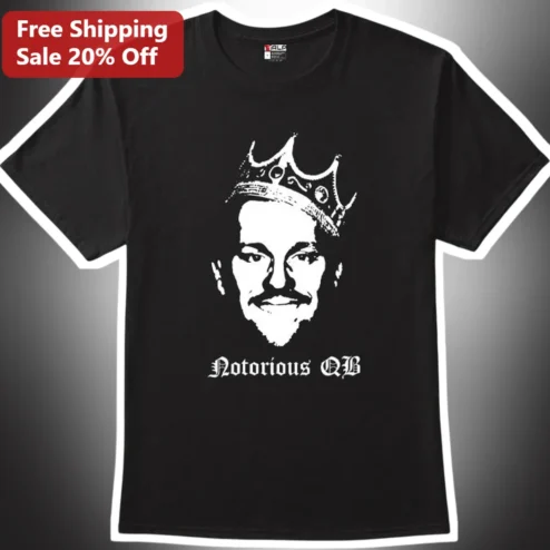 Notorious QB Aaron Rodgers Graphic Tee NFL Football Fan Gift