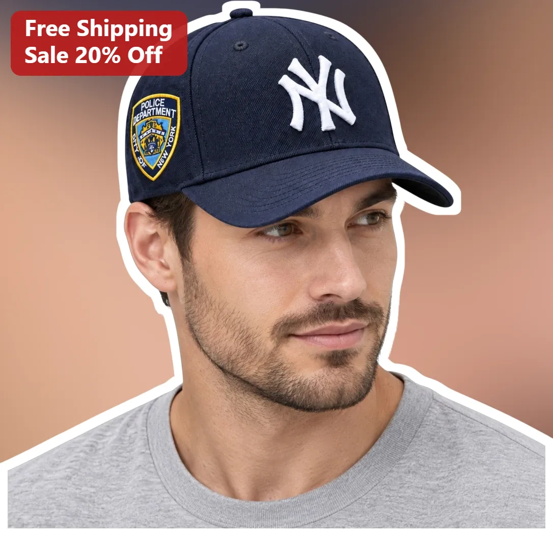 NY Police Department City of New York Embroidered Baseball Cap