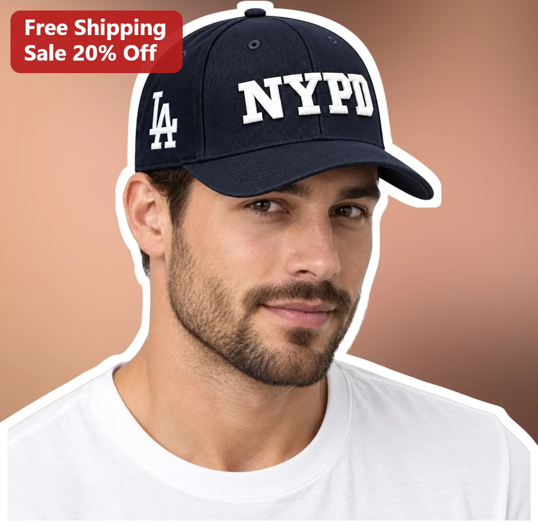 NYPD LA Cap Embroidered Baseball Hat New York City Police Style Unisex Dad Hat