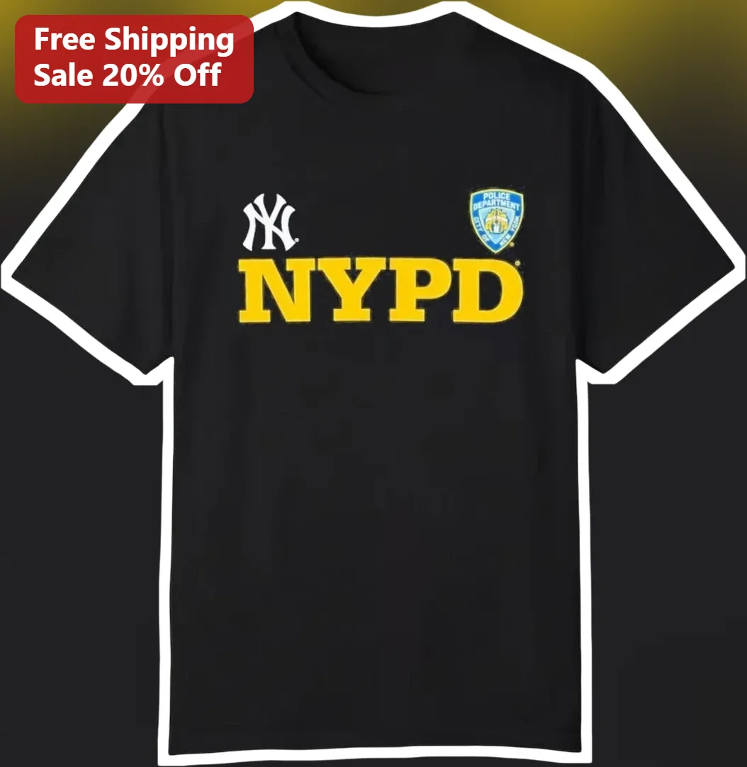 NYPD Tee New York Police Department Badge Yankees Style Graphic Shirt for Men Women