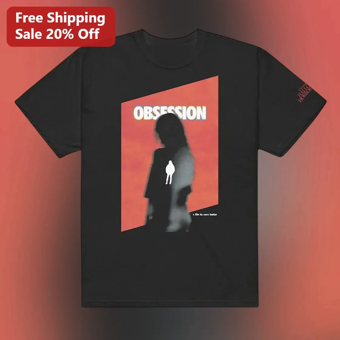 OBSESSION Tee Dark Aesthetic Grunge Graphic T-Shirt Mystery Silhouette Streetwear Gift