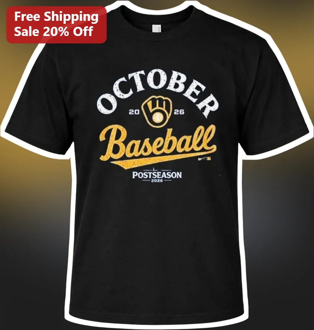 October Baseball Postseason 2026 Vintage Graphic Tee for MLB Fans
