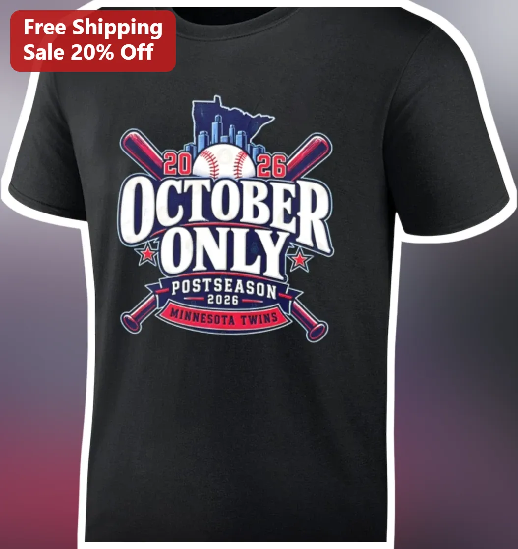 October Only Postseason Tee Baseball Playoff Fan Gift Shirt