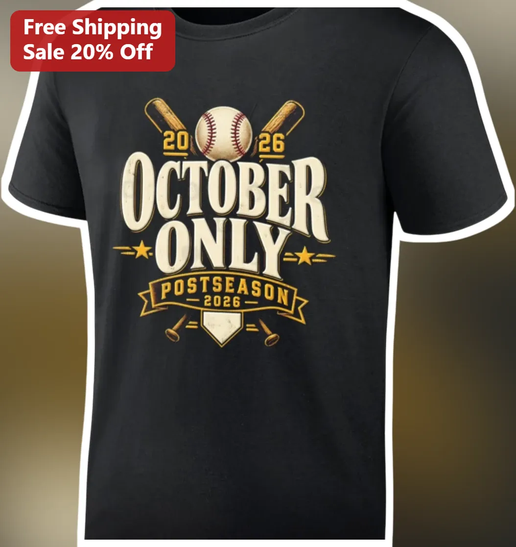 October Only Postseason Vintage Baseball Tee, MLB Playoff Fan Gift Apparel