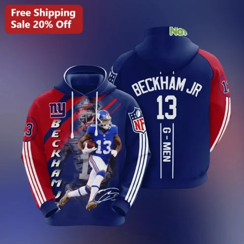 Odell Beckham Jr G-MEN New York Giants Hoodie