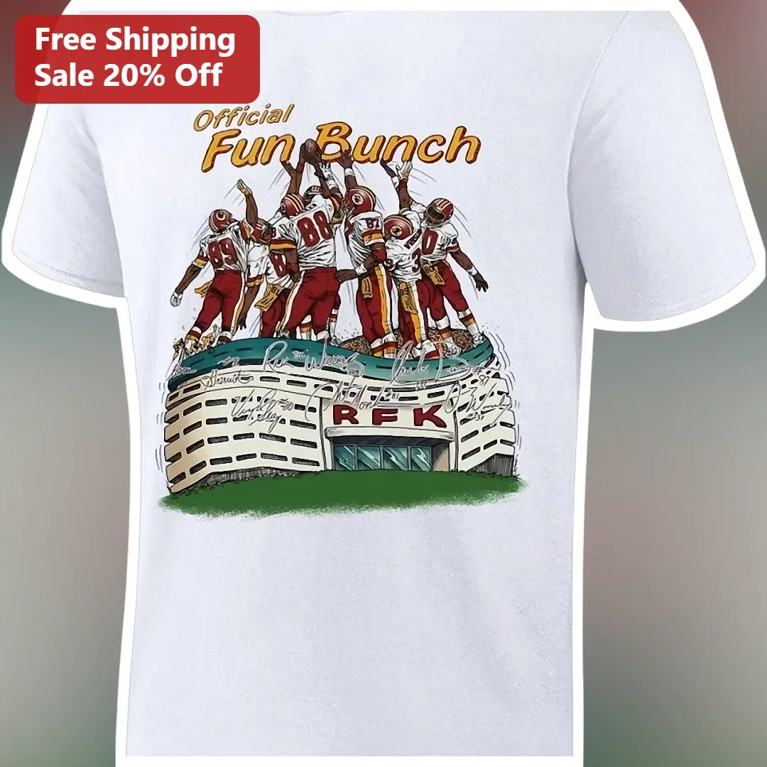 Official Fun Bunch Tee Vintage Washington Football RFK Stadium Graphic Shirt