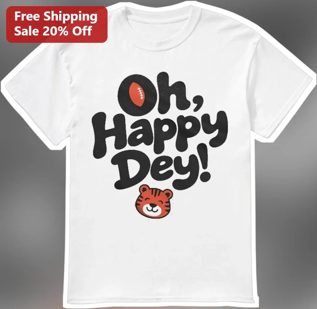 Oh, Happy Dey! Tee Jamaican Patois Slogan Graphic Shirt for Men Women