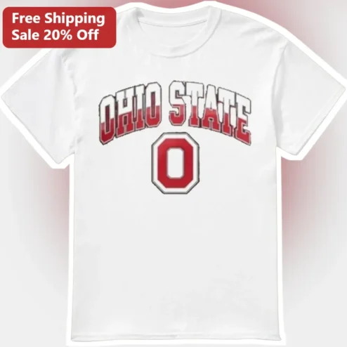 Ohio State Buckeyes Vintage Distressed Block O Graphic Tee for Men Women Game Day