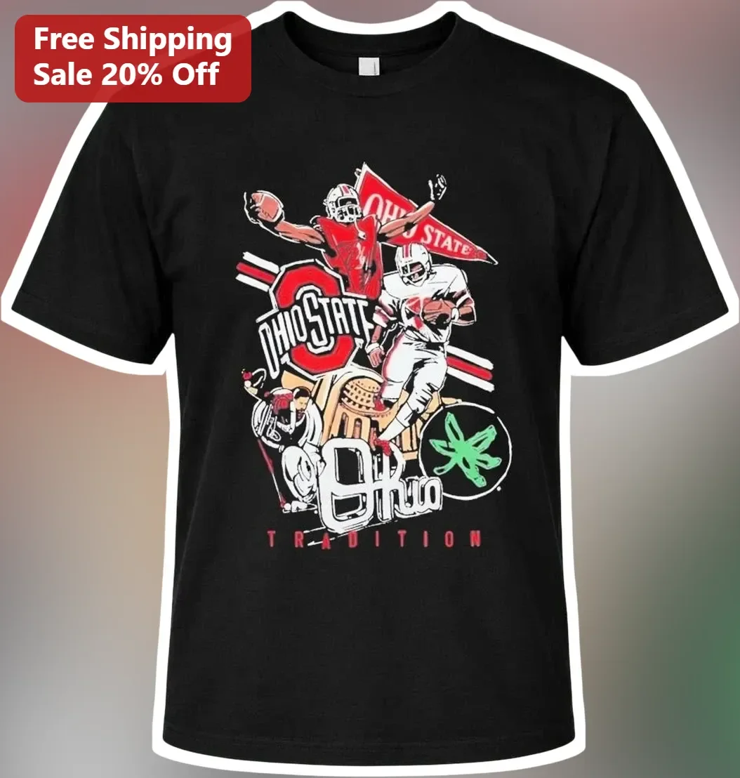 Ohio State OKU Tradition Vintage Football Rivalry Graphic Tee