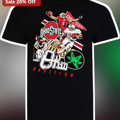 Ohio State Tradition Vintage Buckeyes Football Fan Tee