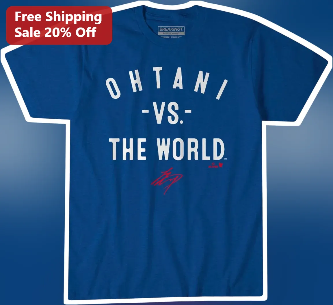 Ohtani Vs The World Graphic Tee Baseball Fan Gift