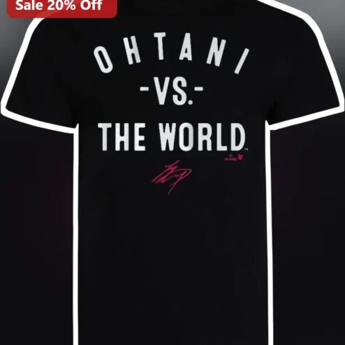 Ohtani Vs The World Tee Shohei Ohtani Baseball Fan Gift