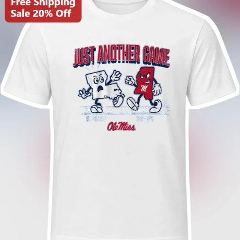 Ole Miss Just Another Game Vintage Graphic Tee College Football Fan Gear