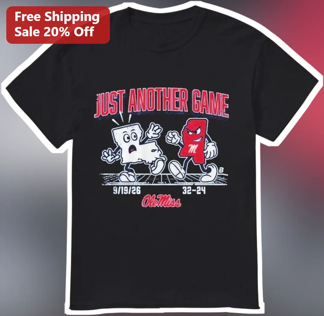 Ole Miss Rebels Just Another Game Vintage Football Tee
