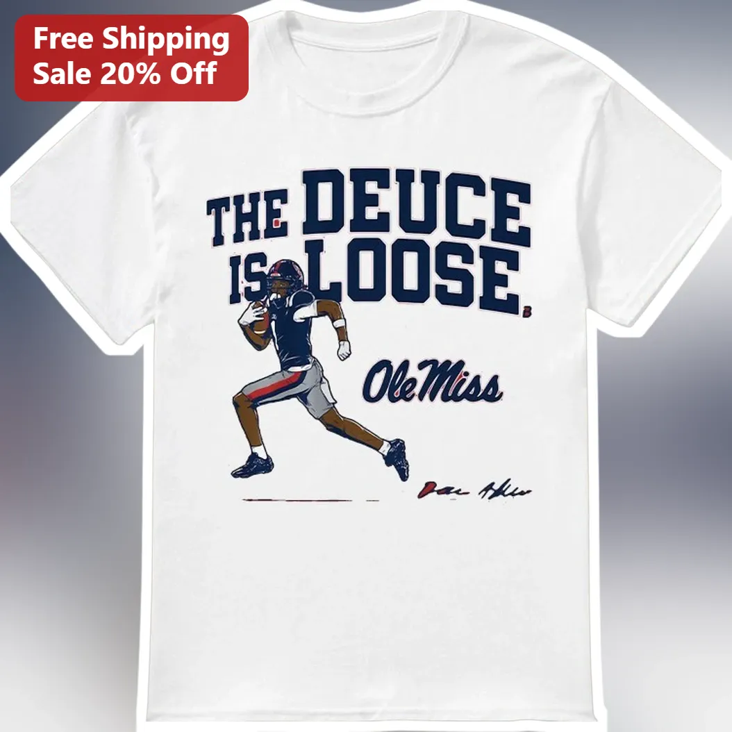 Ole Miss The Deuce Is Loose Tee Vintage Football Graphic Shirt Game Day Apparel