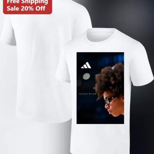 Olivia Miles WNBA Basketball Player Graphic Tee Vintage 90s Style Shirt for Fans